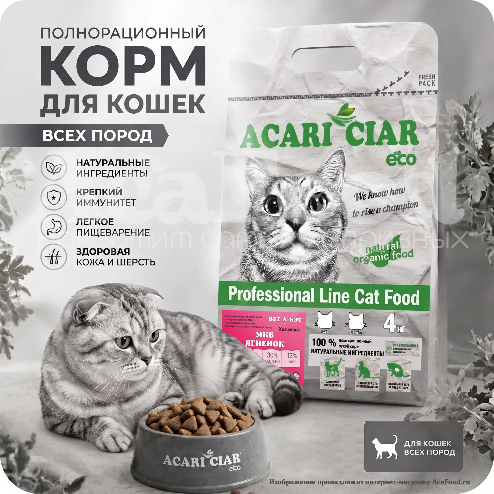 Acari Ciar Vet A Cat Urinary Lamb